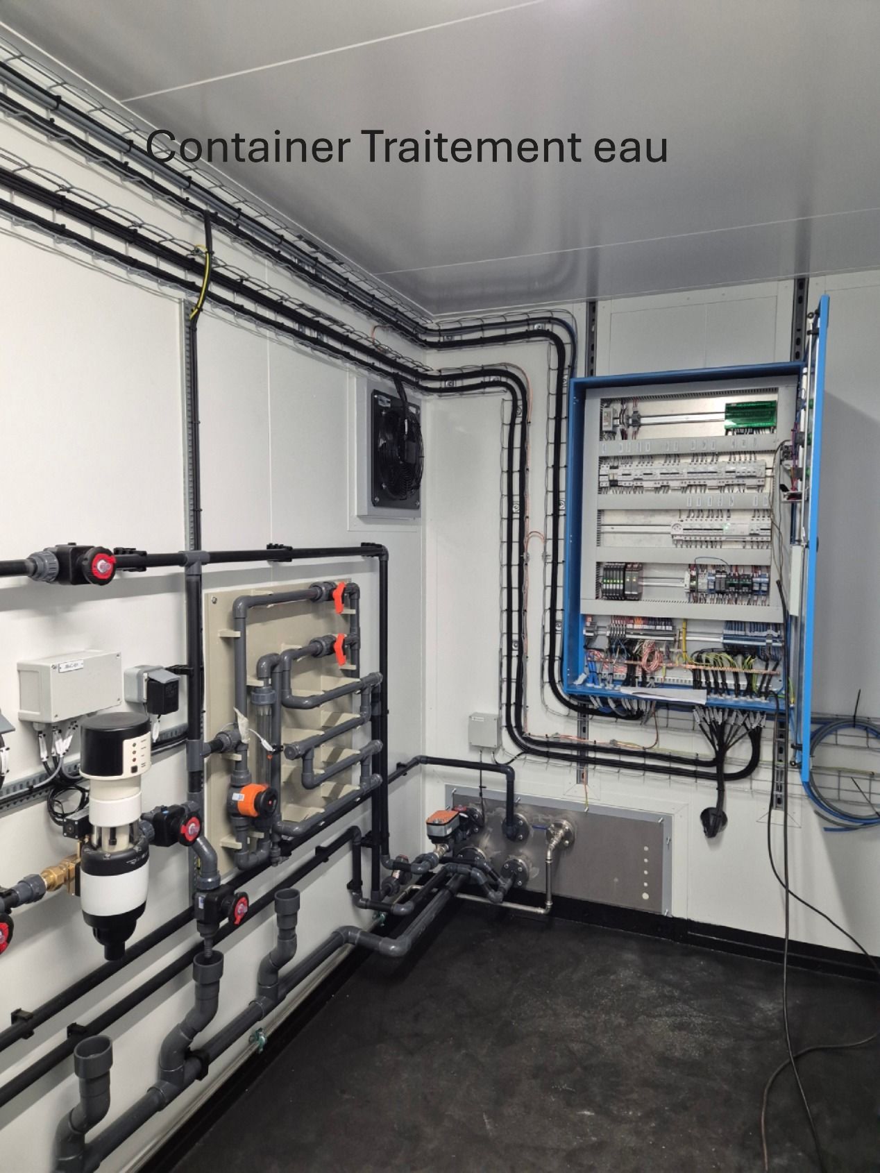 container traitement eau